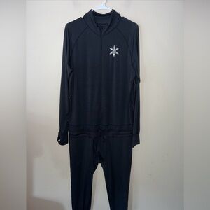 Black Men's Pants with Star Logo